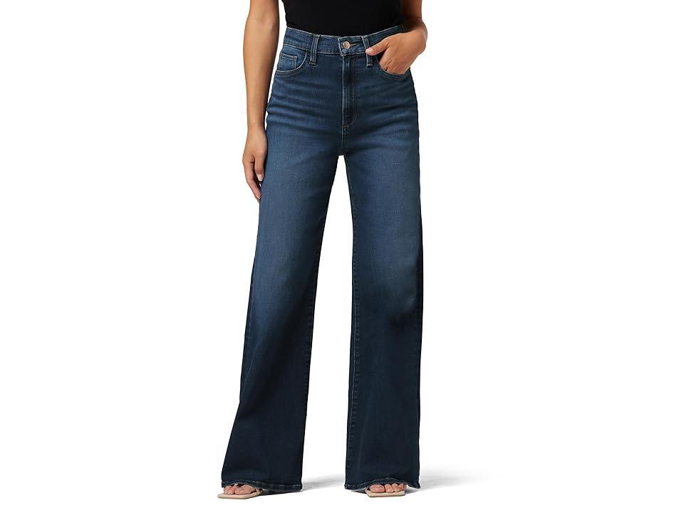 Womens Petite The Mia Petite Wide-Leg Jeans Product Image