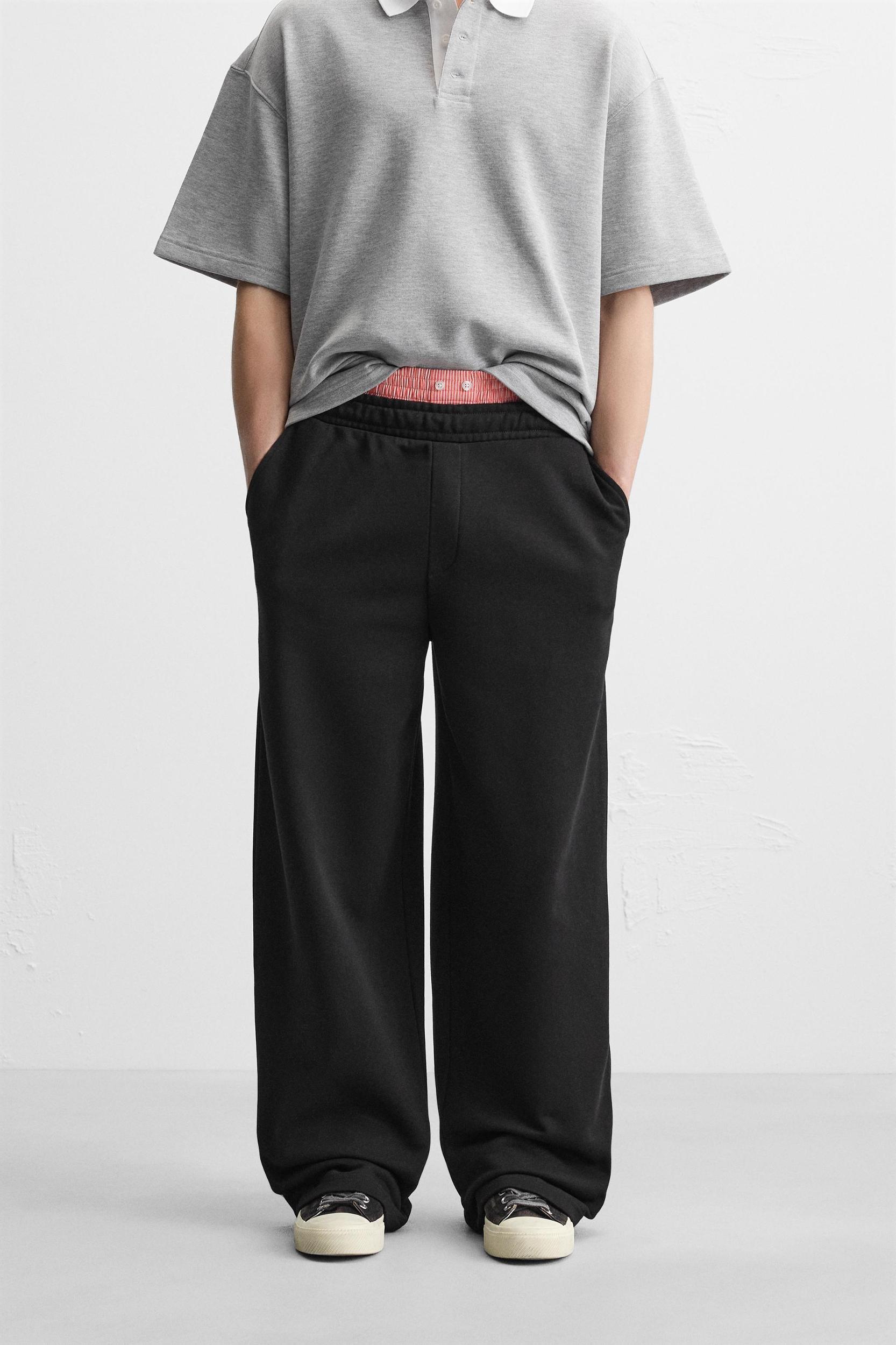 WIDE FIT JOGGER PANTS Product Image