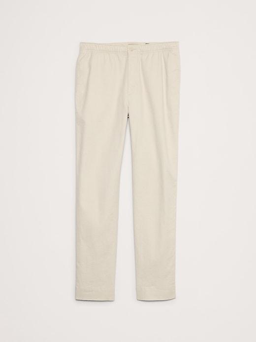 Italian Linen-Cotton Pull-On Pant Product Image