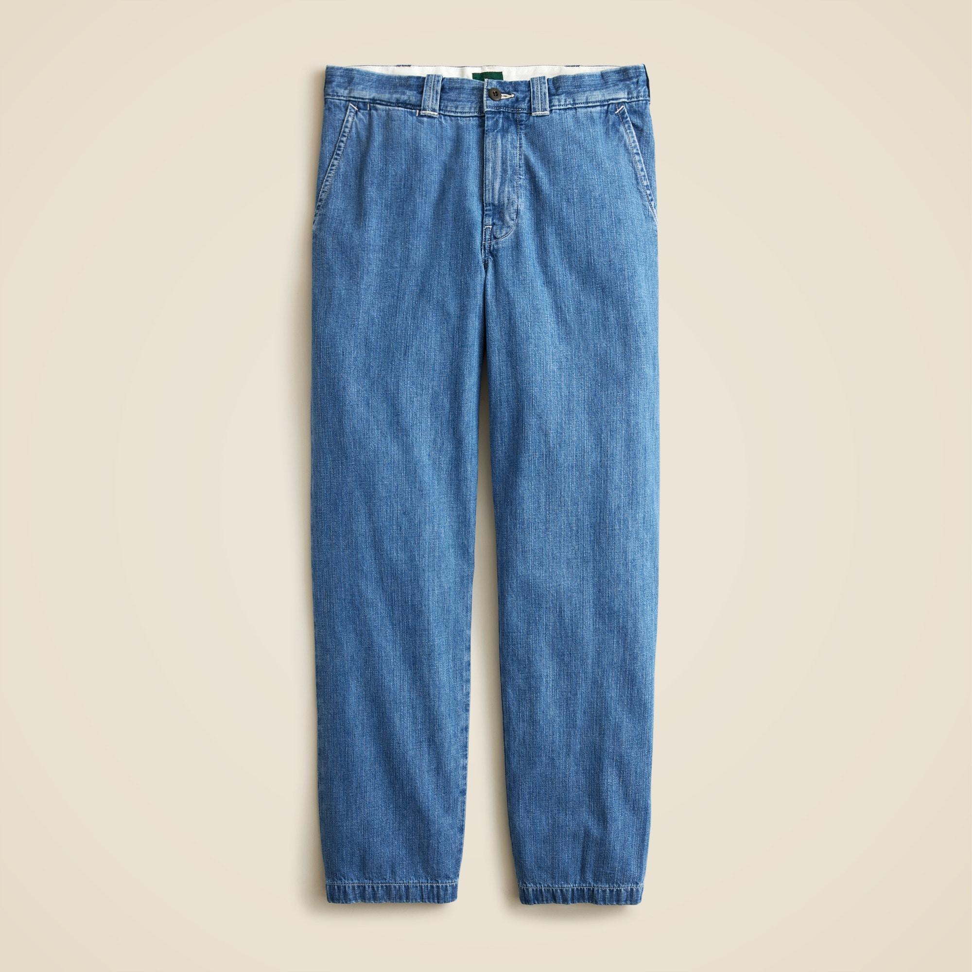 Classic trouser in denim Product Image