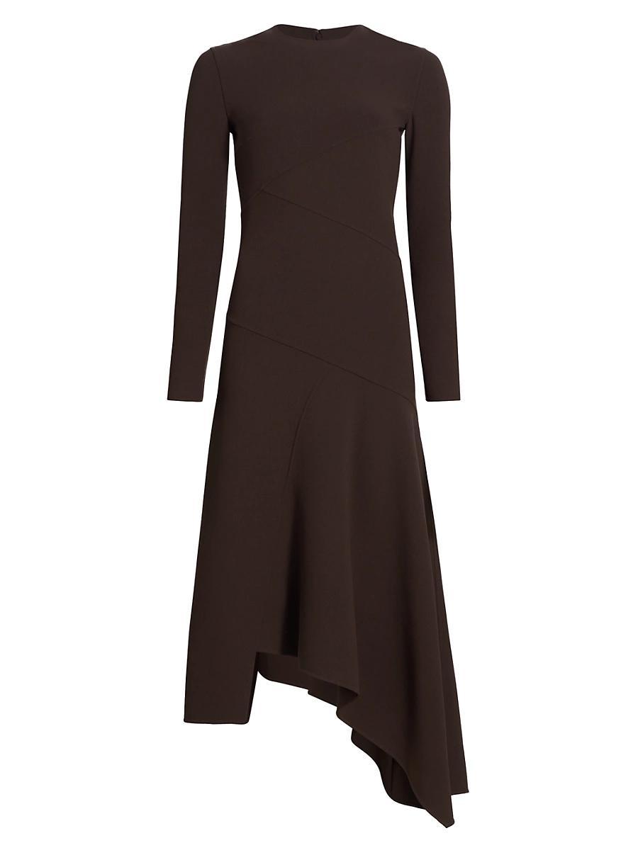 Womens Wool Handkerchief Midi-Dress Product Image