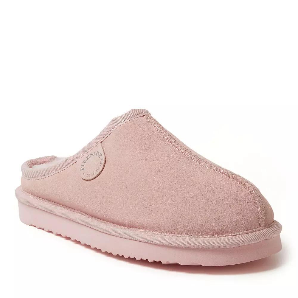 Women's Fireside By Dearfoams Greta Wool-Lined Clog Slippers, Size: 7, Pink Product Image