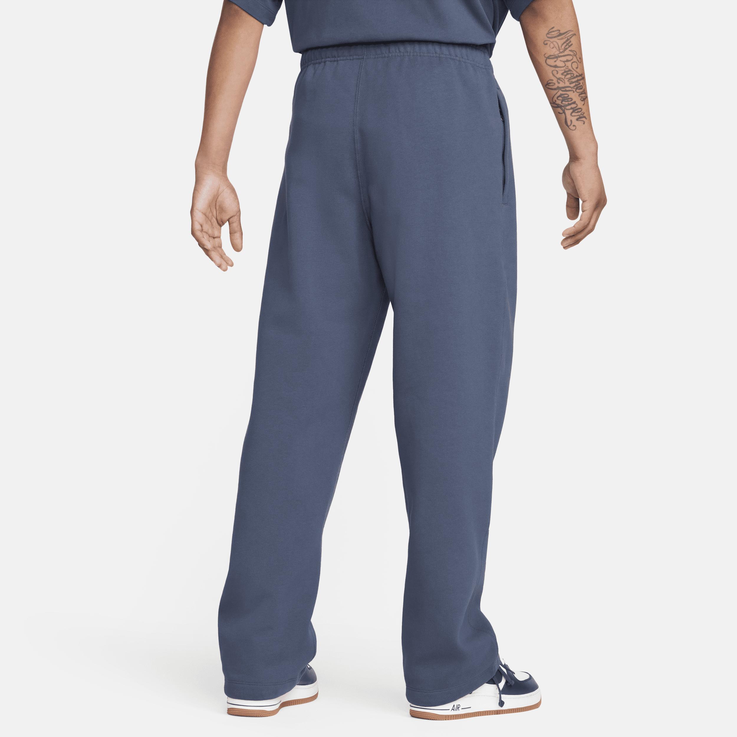 Nike Men's Solo Swoosh Open-Hem Fleece Pants Product Image