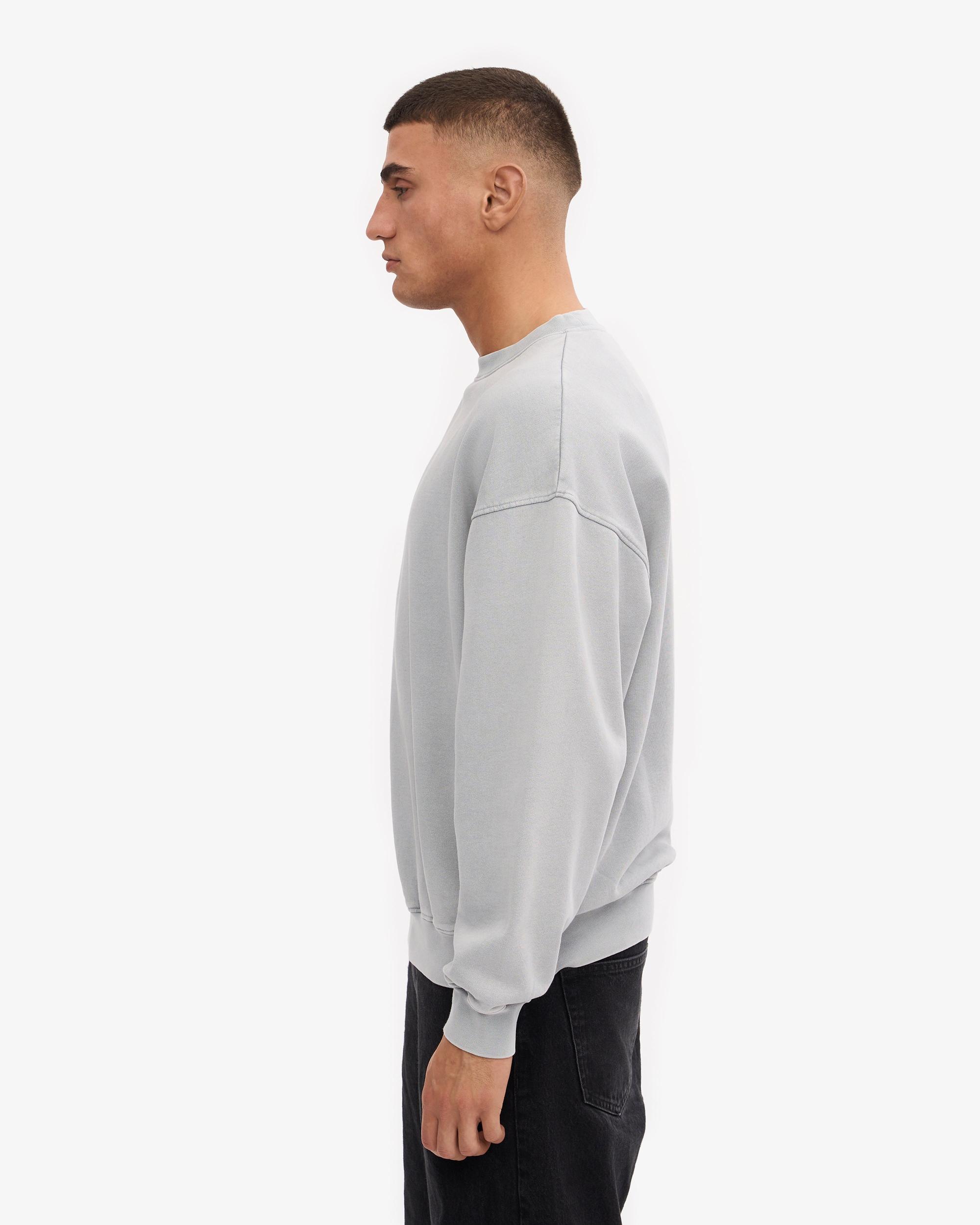 Organic Oversized Crew - Oyster Grey Product Image