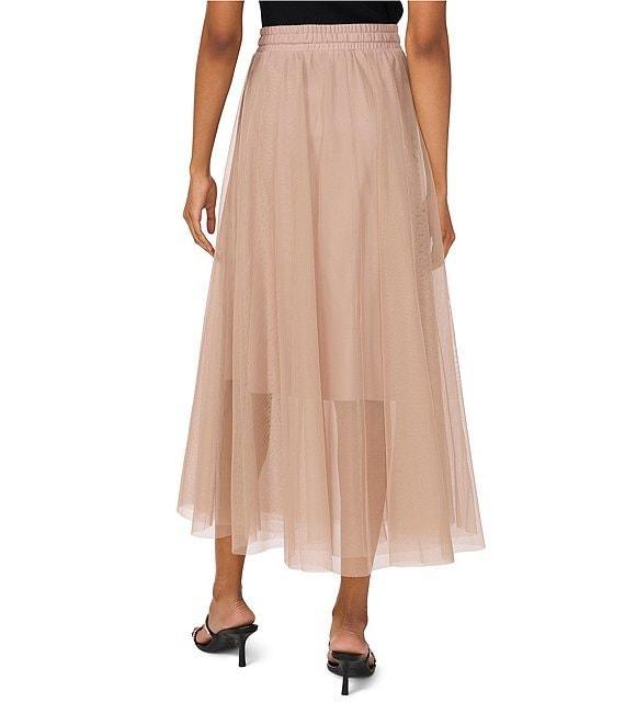 Vince Camuto Tulle Tie Front A-Line Skirt Product Image