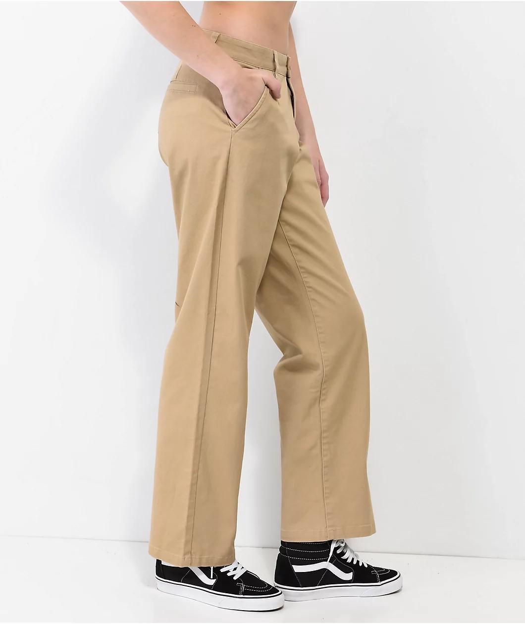 Empyre Zia Incense Low-rise Vintage Khaki Skate Pants Product Image