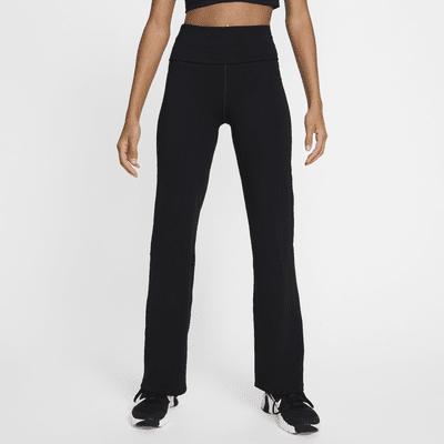 Nike Womens One Dri-FIT High-Waisted Fold-Over Pants | FV7848-010 Product Image