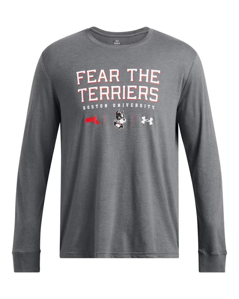 Men's UA Performance Cotton Collegiate Long Sleeve Product Image