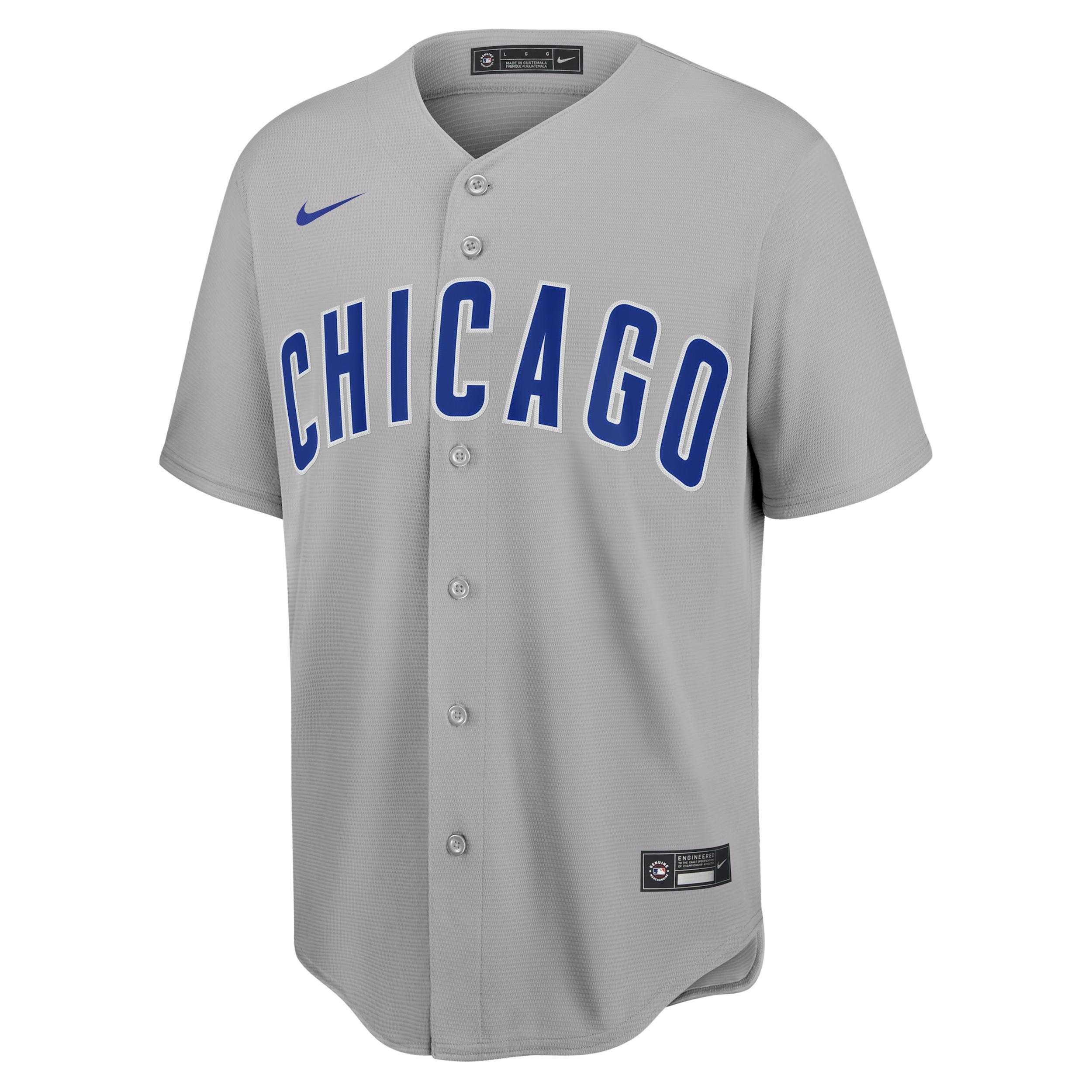 Nike Mens MLB Chicago Cubs Replica Baseball Jersey | T770EJGREJ-XVR Product Image
