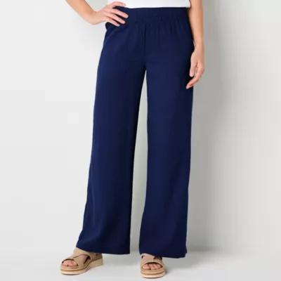 St. John's Bay-Tall Loose Fit Wide Leg Trouser Product Image