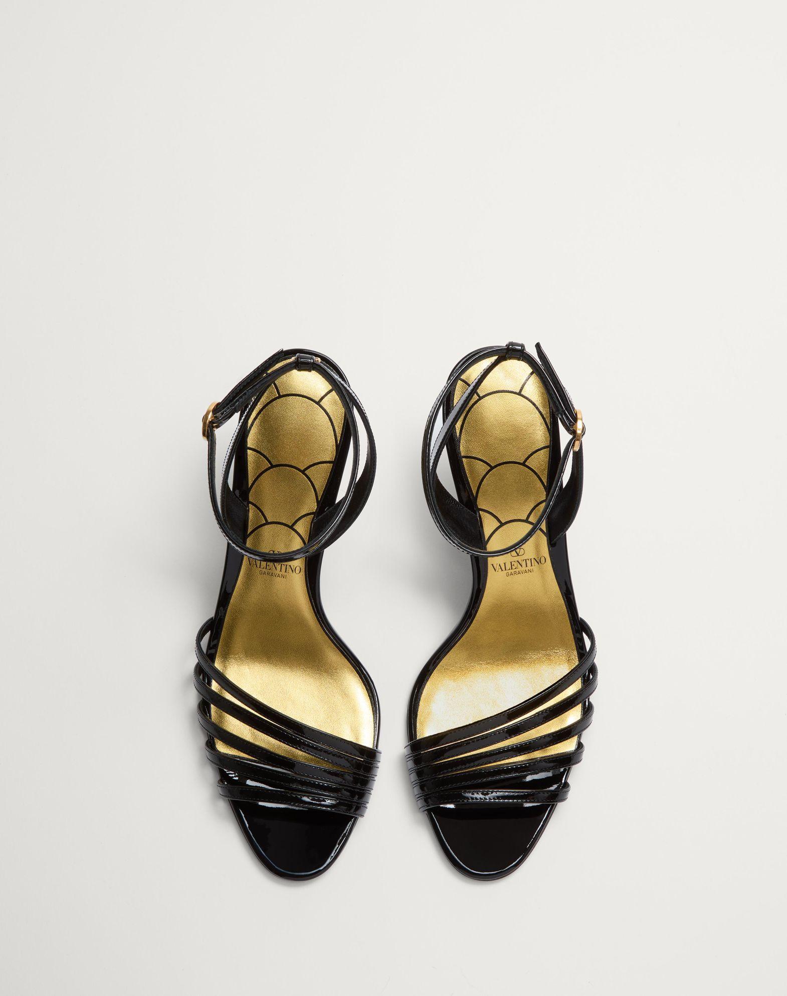 Ladycrush Patent Leather Sandal With Crystals 85Mm Product Image