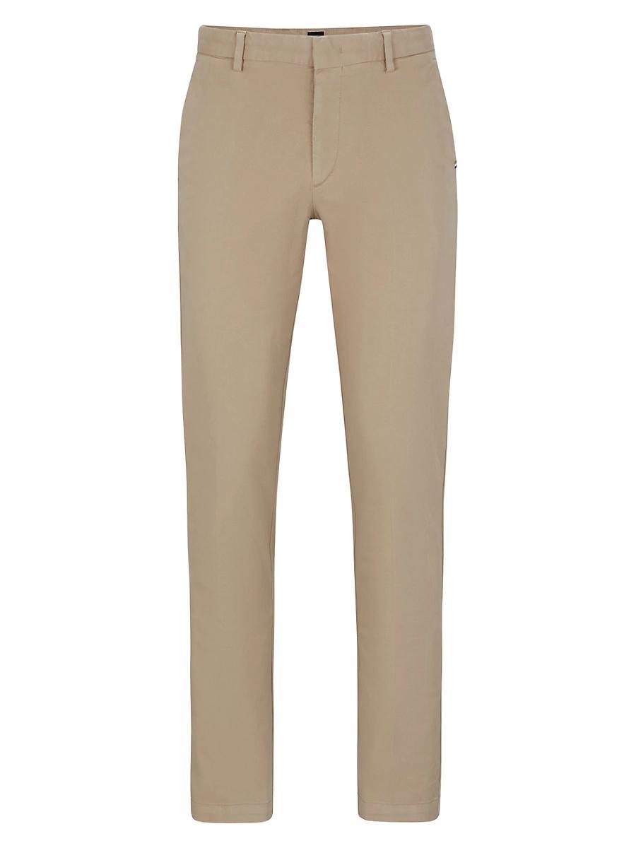 Mens Slim-Fit Chinos in Stretch-Cotton Gabardine Product Image