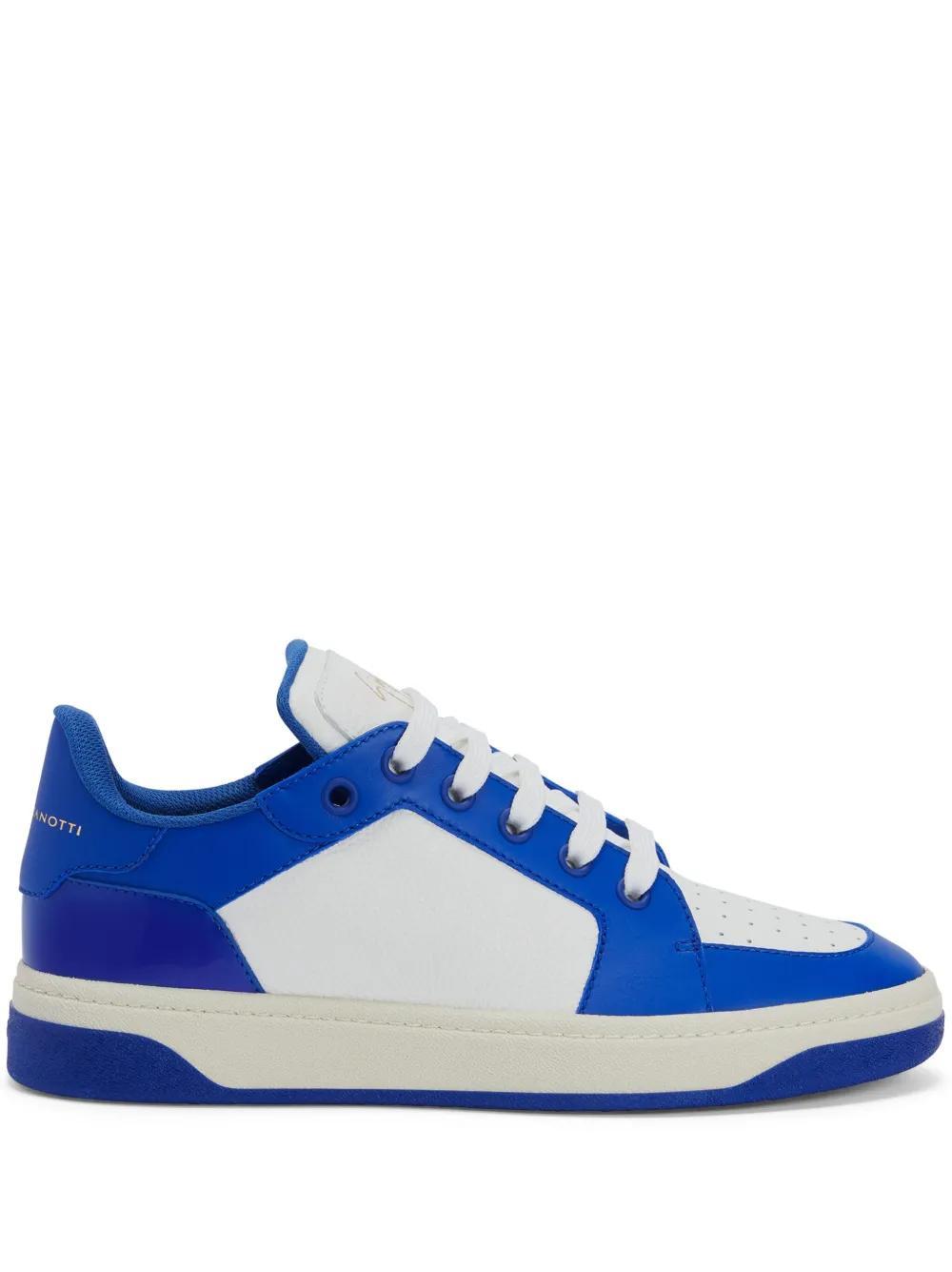 Gz94 colour-block leather sneakers Product Image