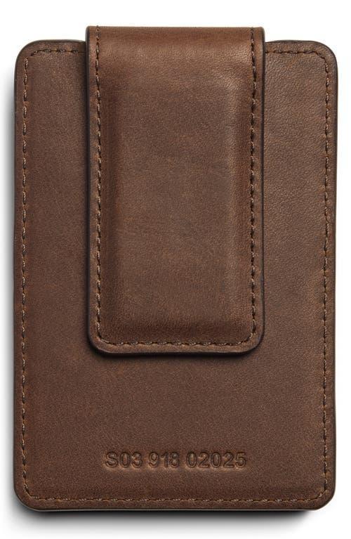 Men's Navigator Leather Magnetic Money Clip Wallet Product Image