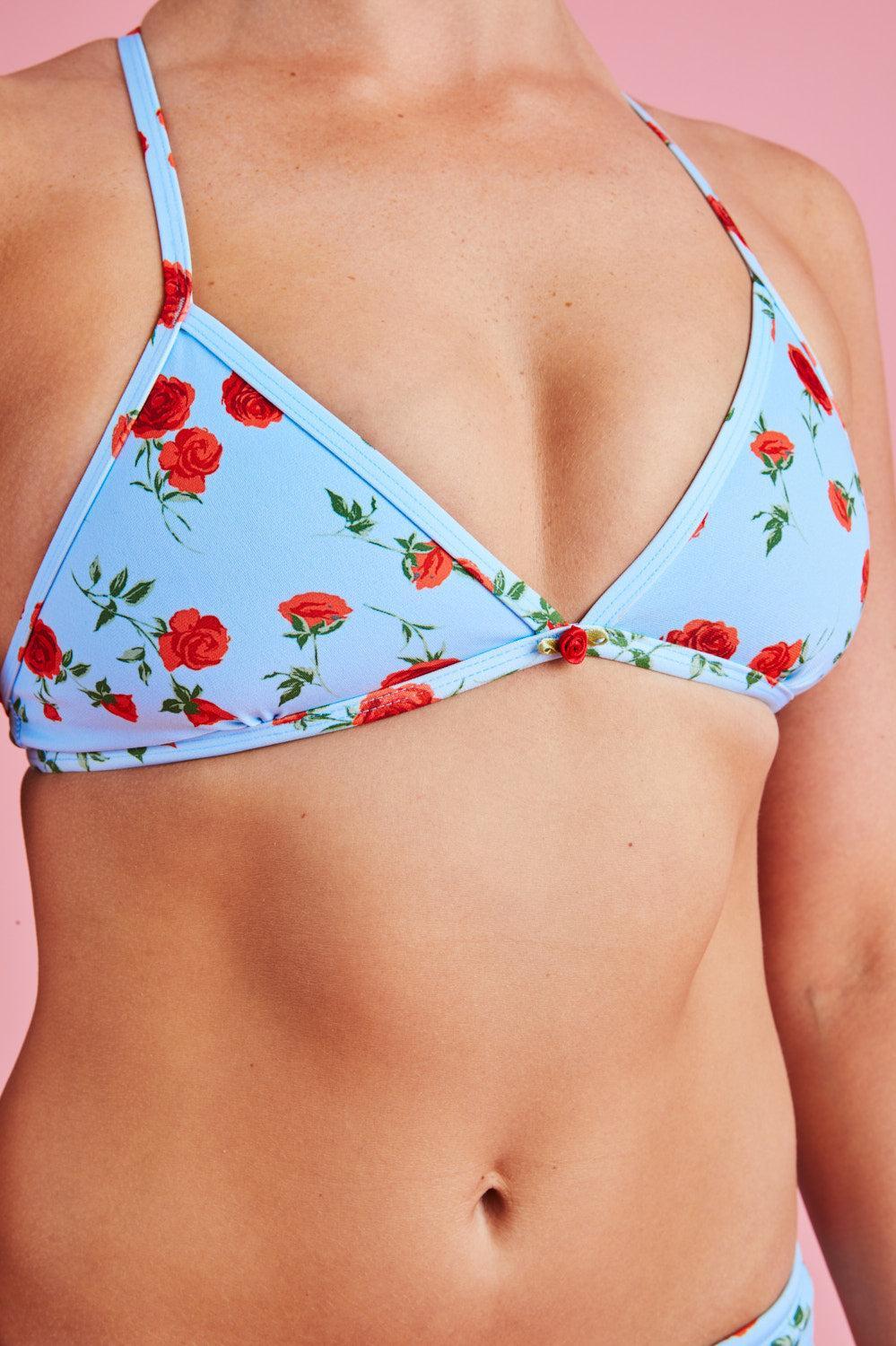 Triangle Bikini Top - Wild Rose Female Product Image