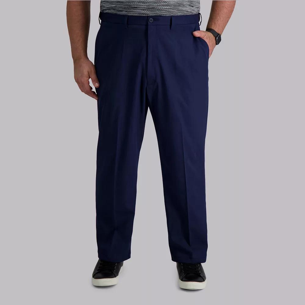 Big & Tall Haggar® Cool Right® Classic-Fit Flat-Front Performance Flex Pants, Men's,  Product Image