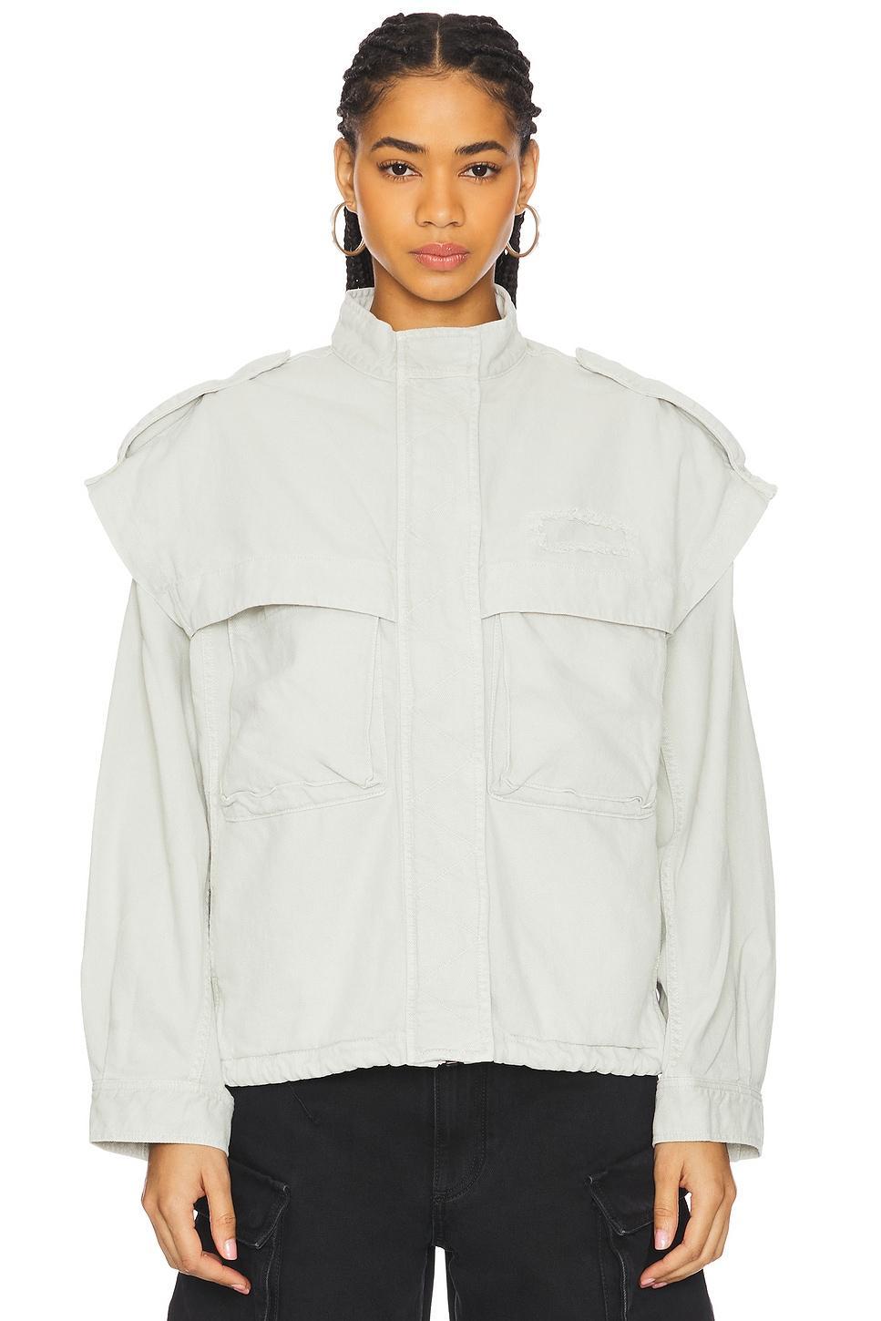 Oversized Cotton Utility Jacket ALPHA INDUSTRIES Product Image