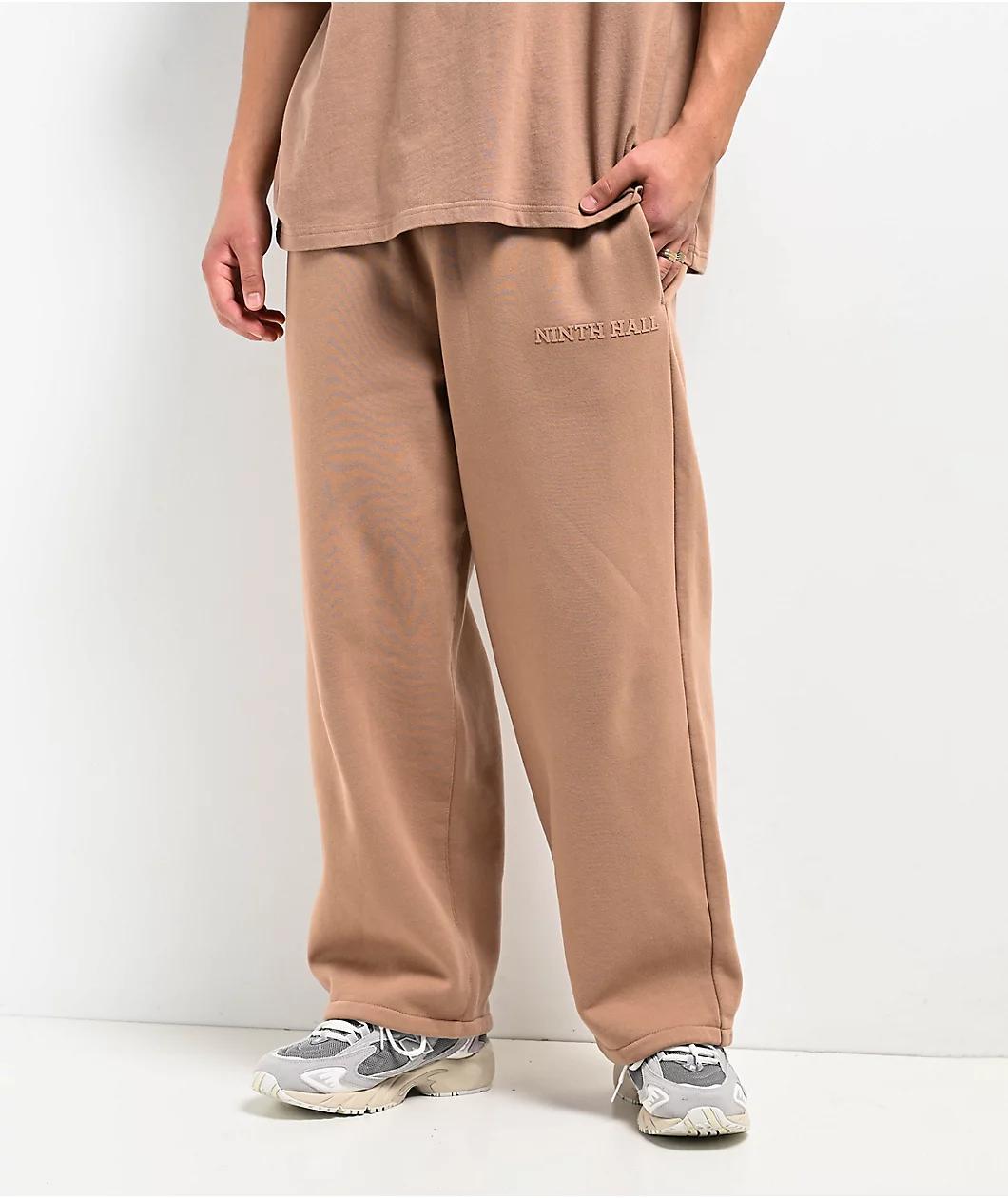 Ninth Hall Fundamentals Chanterelle Oversized Open Hem Sweatpants Product Image