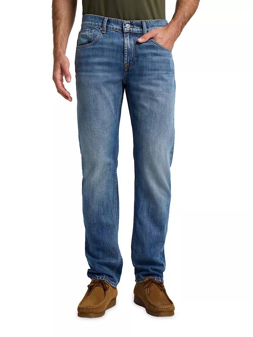 The Straight Mid-Rise Jeans Product Image