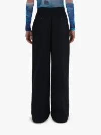 PLEATED TROUSERS in blue | JW Anderson US  Product Image