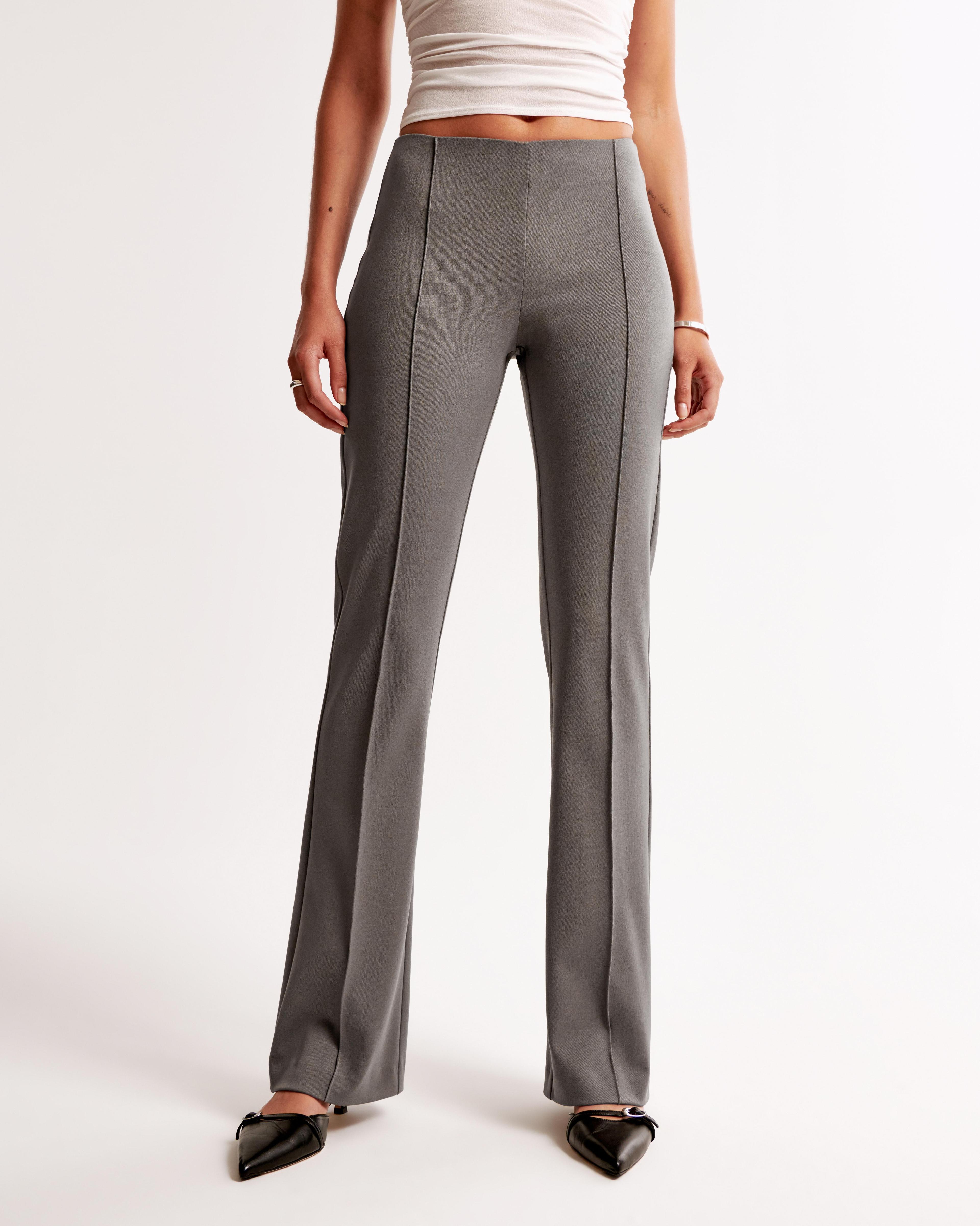 Low Rise Pintuck Tailored Boot Pant Product Image