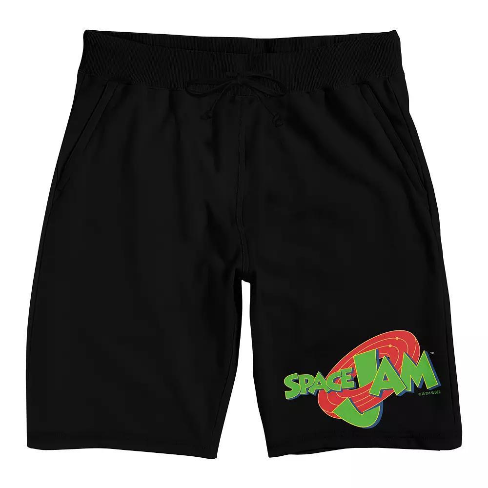 Men's Space Jam Logo Title Pajama Shorts,  Product Image