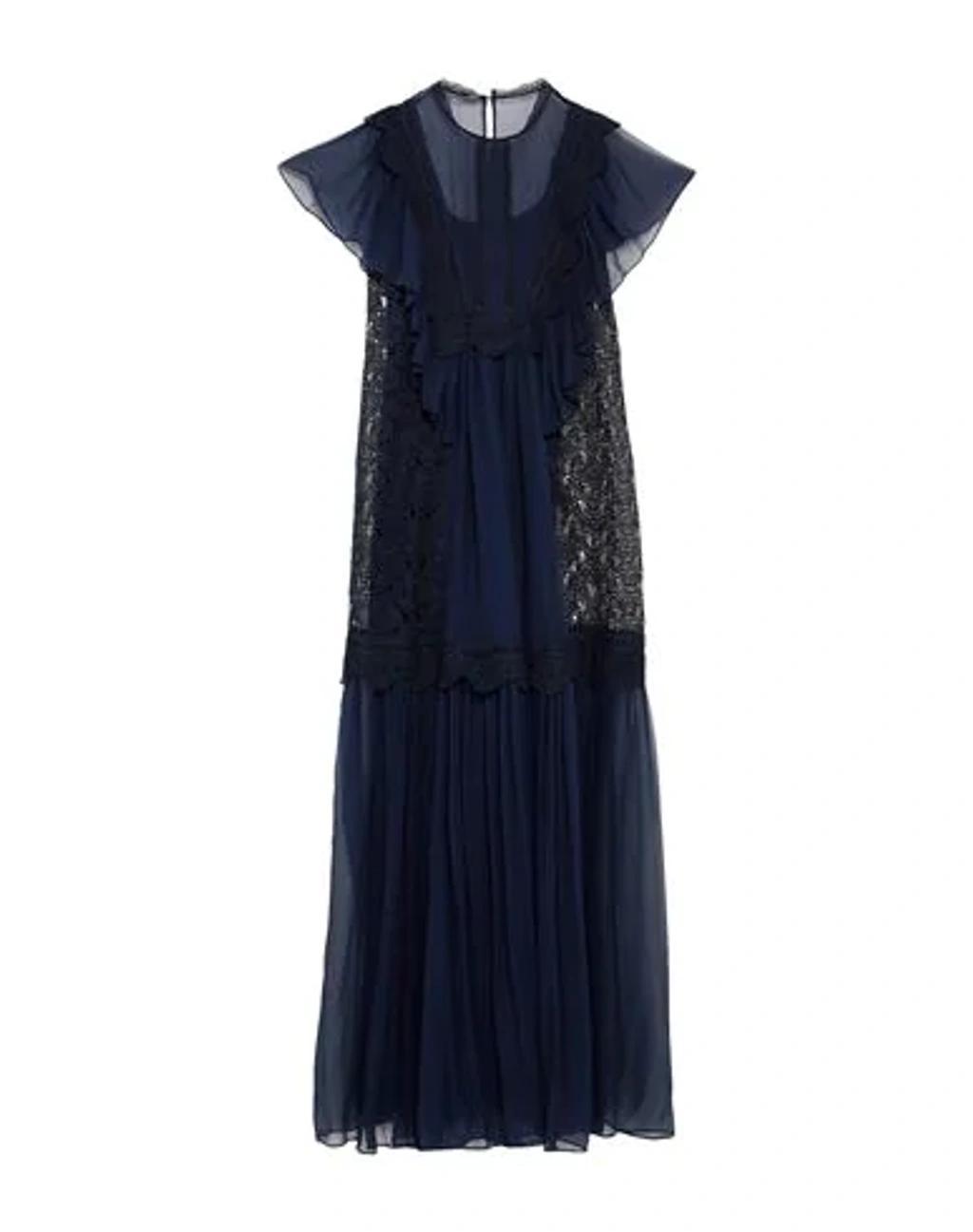 ALBERTA FERRETTI Long Dresses In Dark Blue Product Image