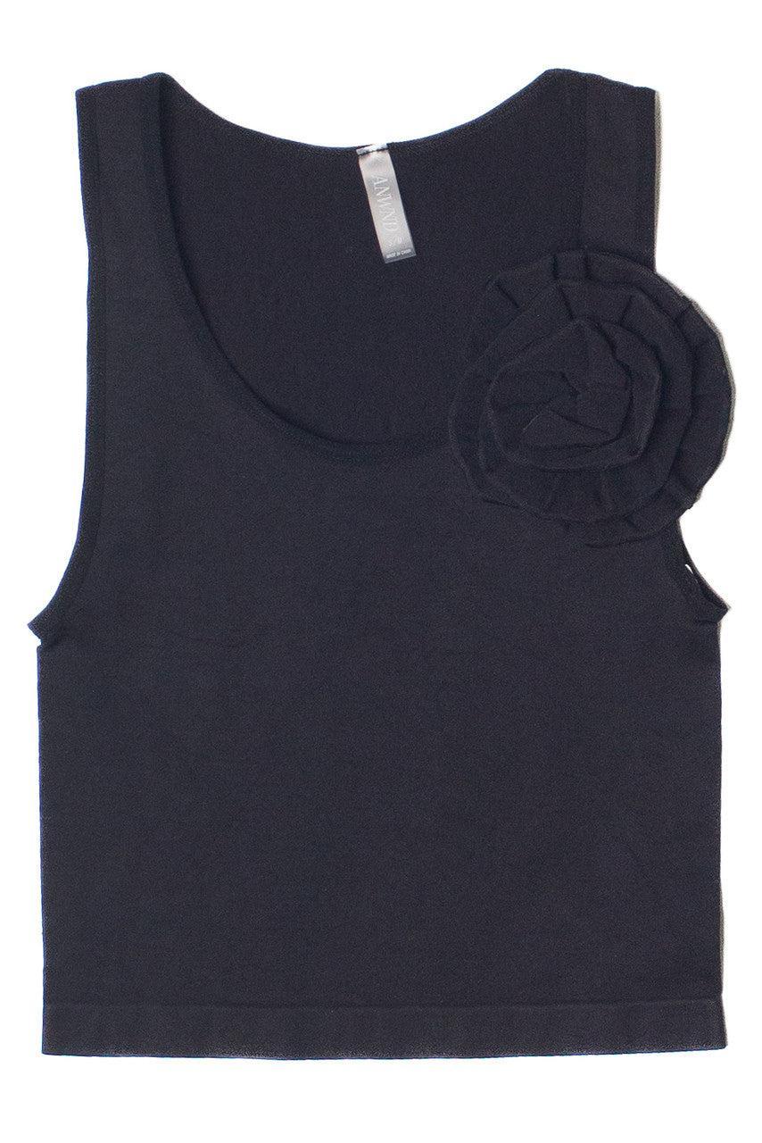 Ruffle Rose Seamless Tank Product Image