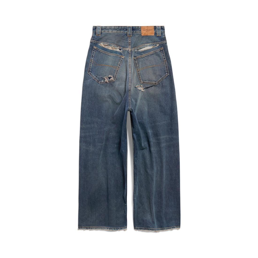 Men's Baggy Pants in Blue Product Image