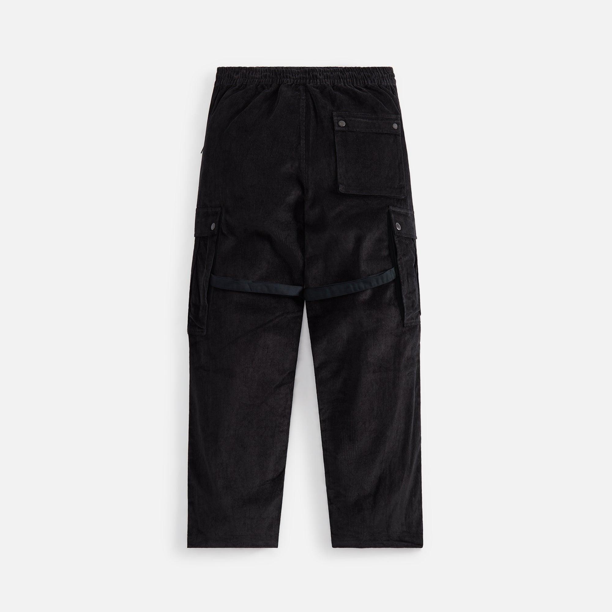 Maharishi Hemp Utility Cargo Track Pants - Black Male Product Image