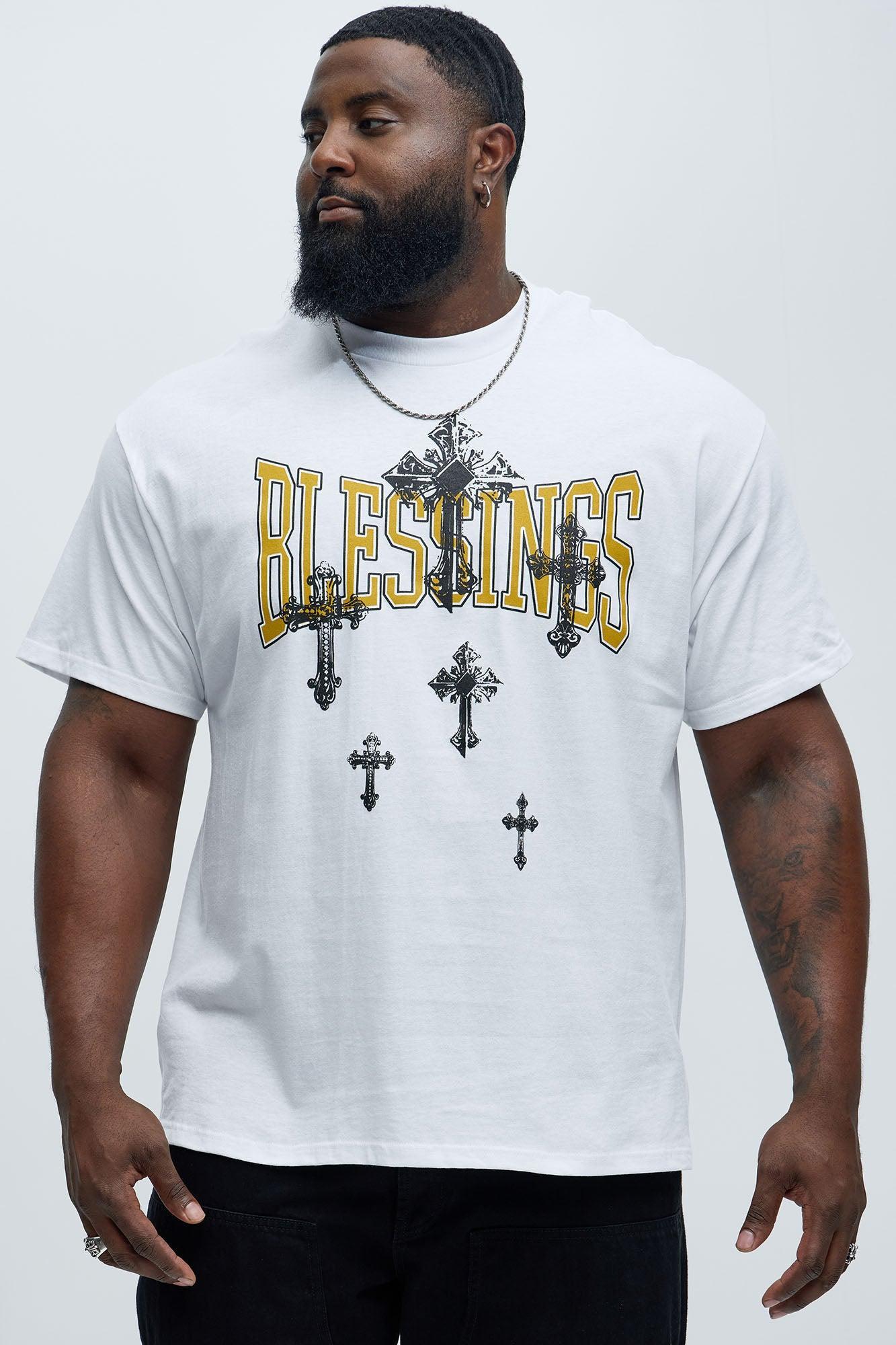 Blessings On Blessings Short Sleeve Tee - White Product Image