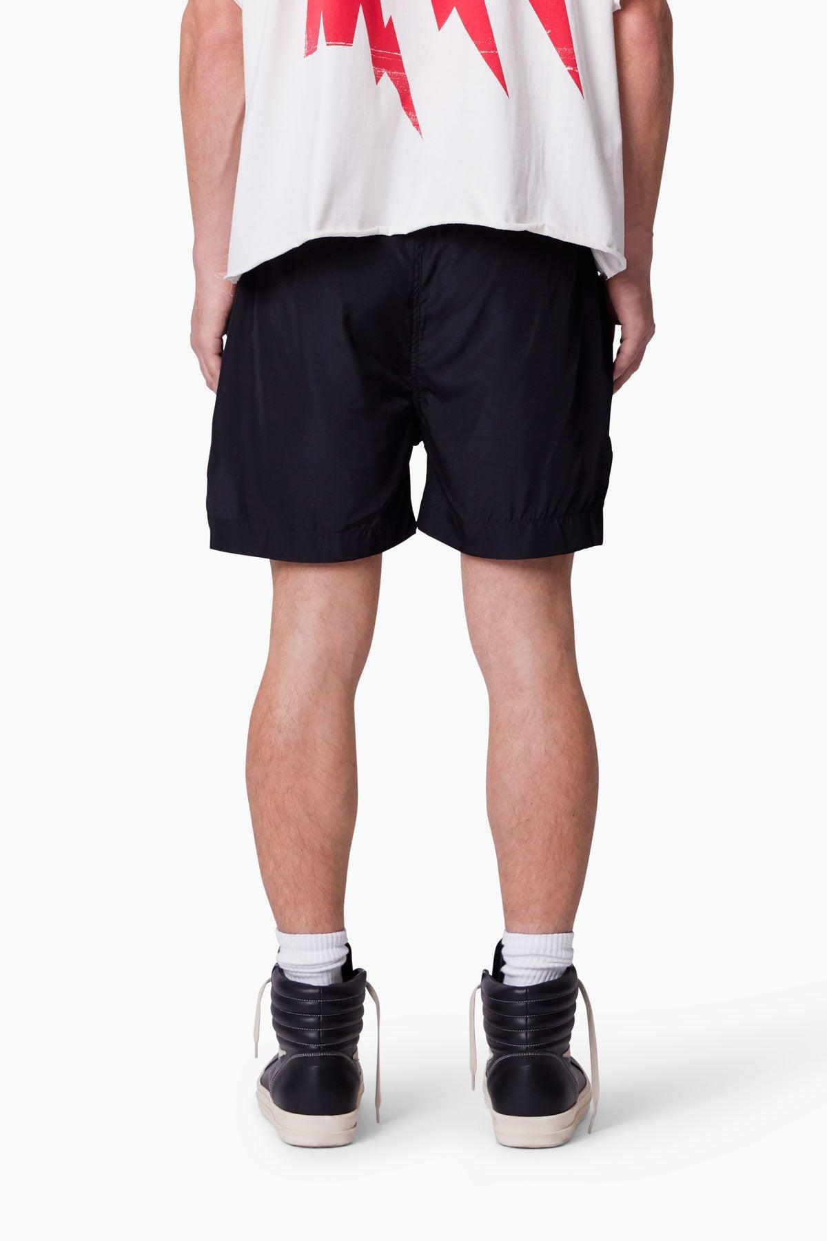 Lightweight Zippered Shorts - Black Product Image