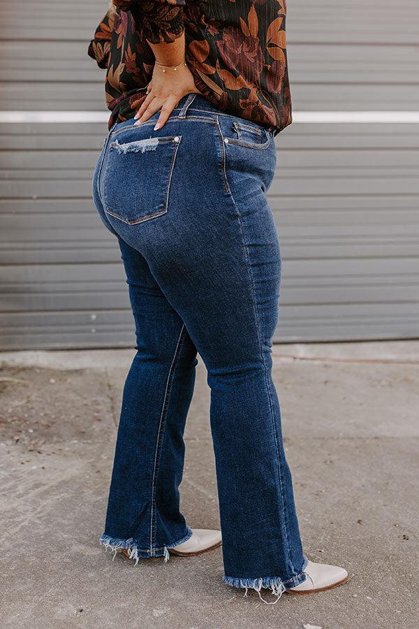 JUDY BLUE Ellison High Waist Bootcut Jean Curves Product Image