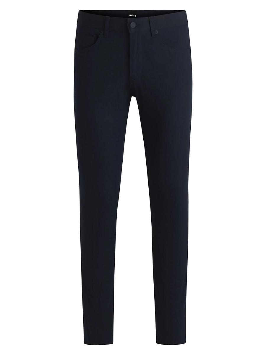 Mens Delaware Slim-Fit Trousers in Performance-Stretch Fabric Product Image