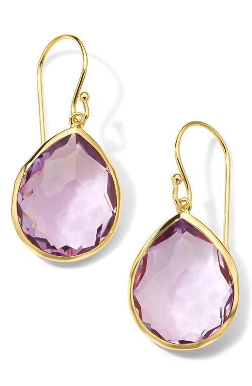 Small Teardrop Earrings in 18K Gold Product Image