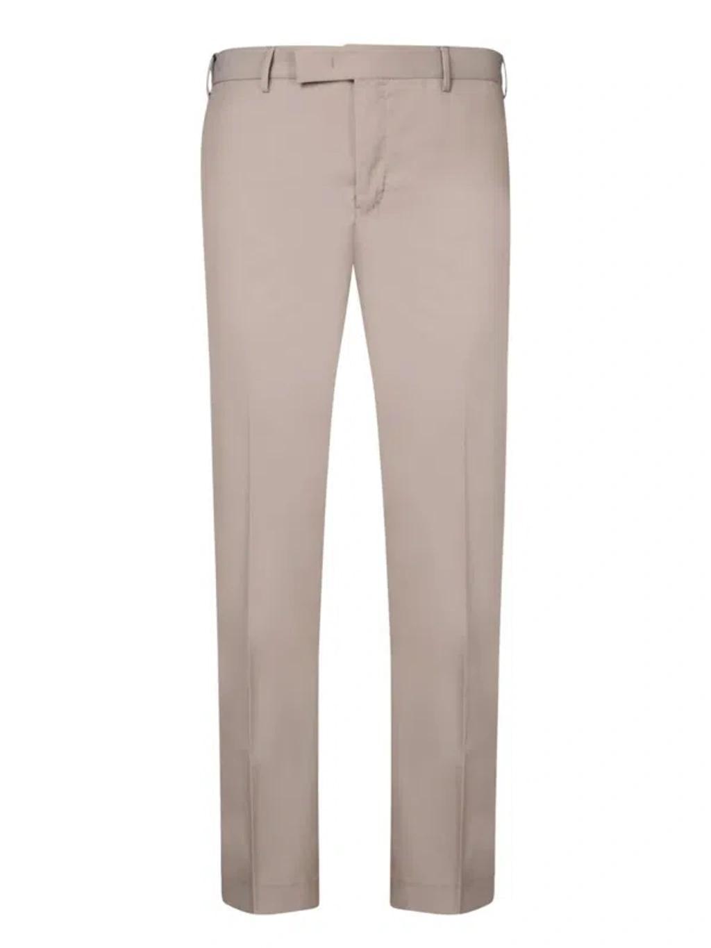 PT TORINO Active Wool Taupe Trousers In Beige Product Image