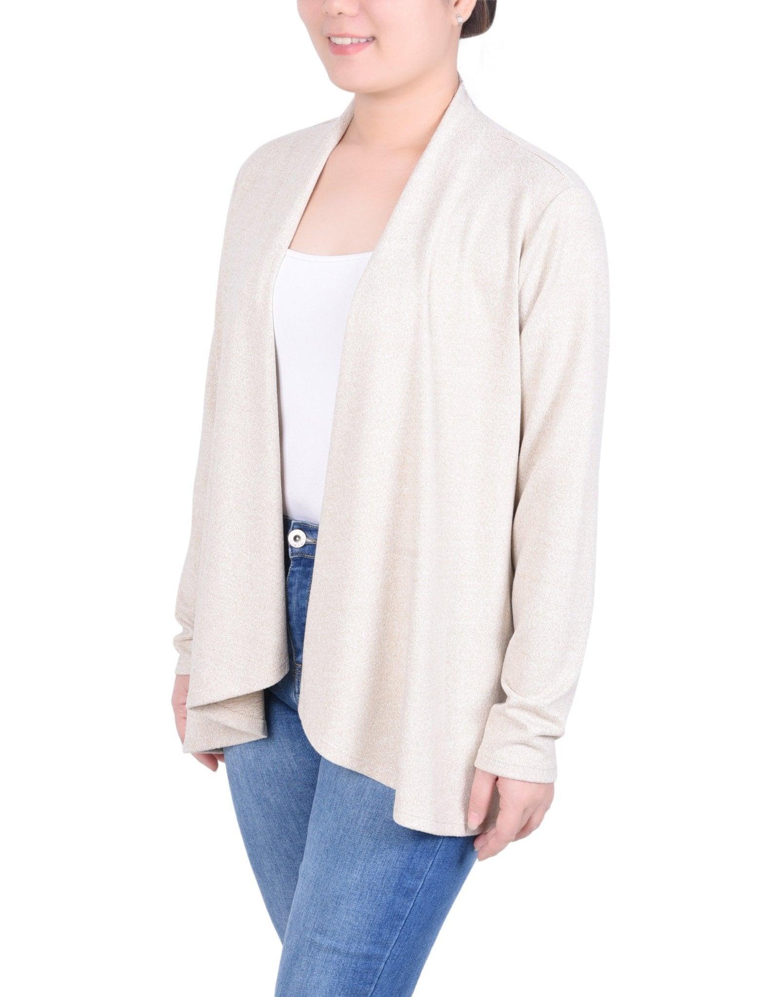 Long Sleeve Swing Cardigan - Petite Product Image