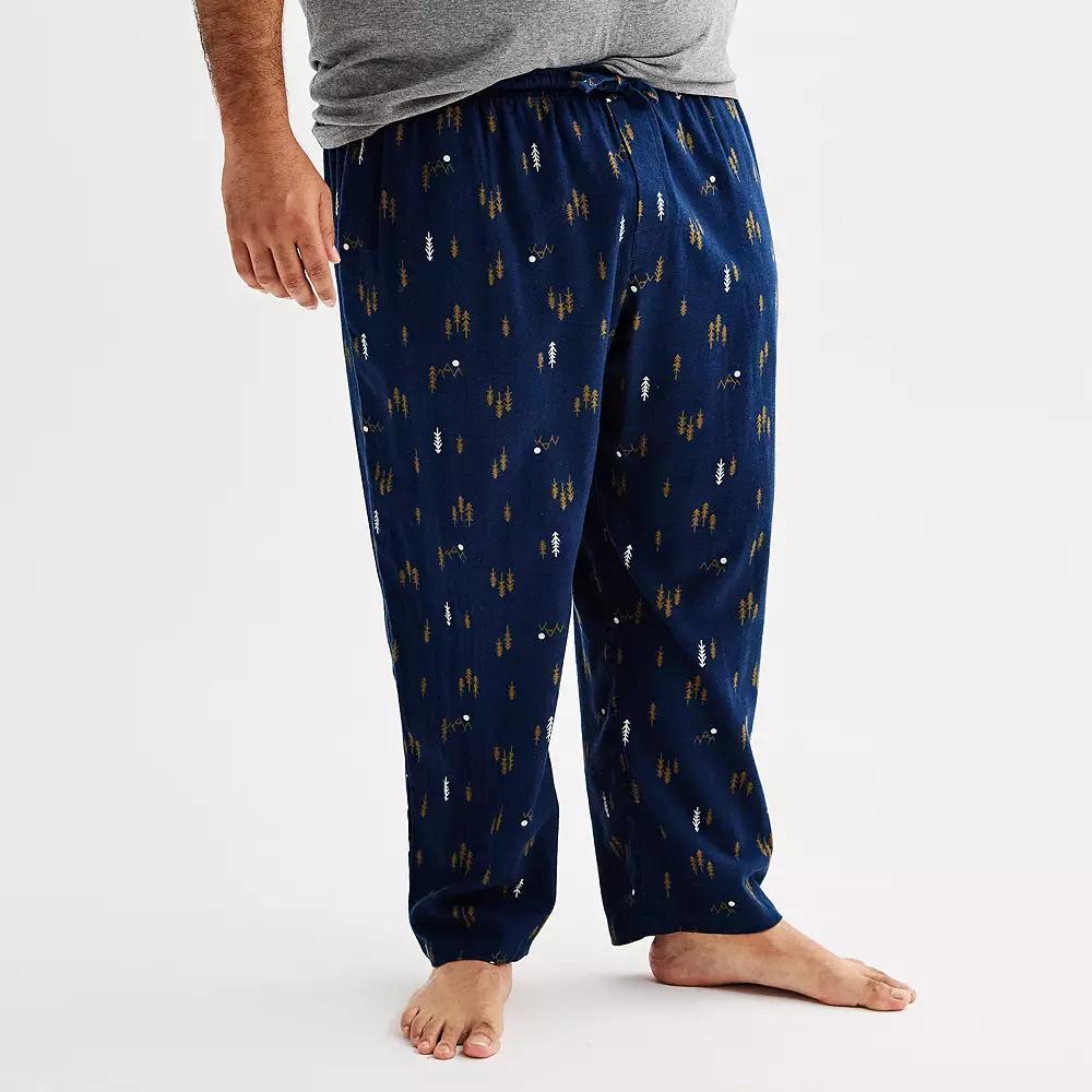 Big & Tall Sonoma Goods For Life® Flannel Drawstring Pajama Pants, Men's,  Product Image