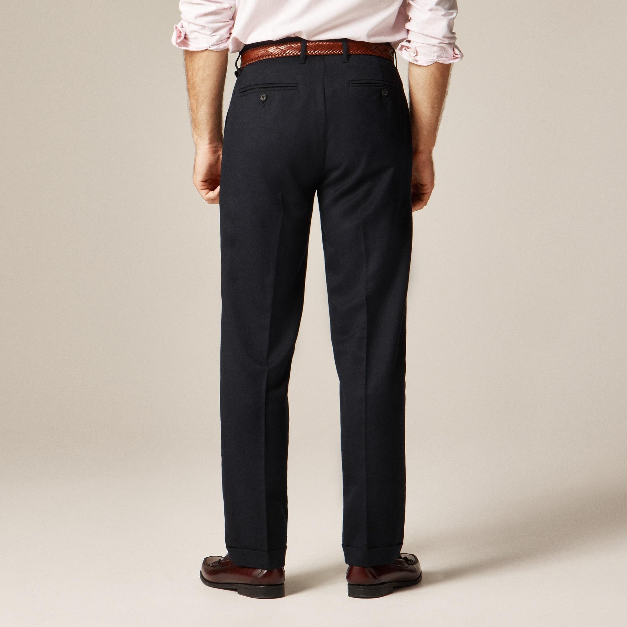 Classic creased wool trouser Product Image