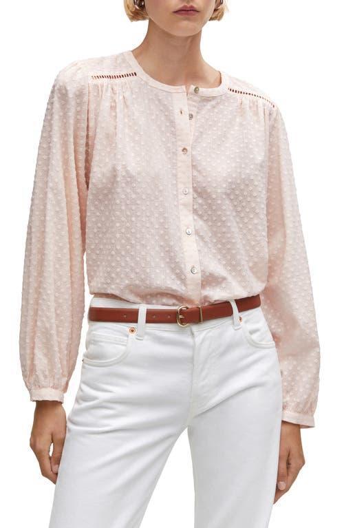 MANGO Plum Blouse (Pastel ) Women's Blouse Product Image