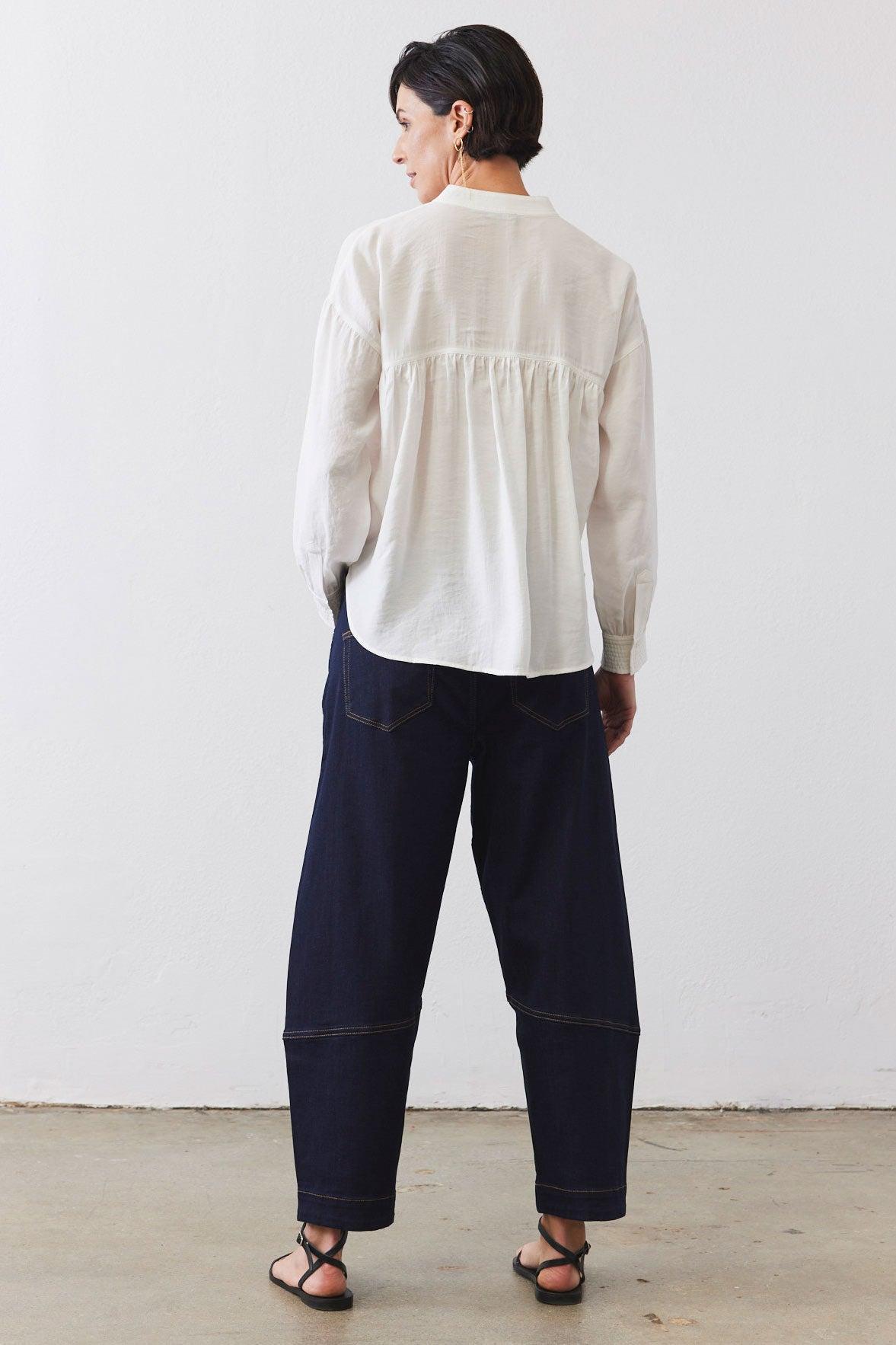 Not Too Loose Light Poplin Blouse Product Image