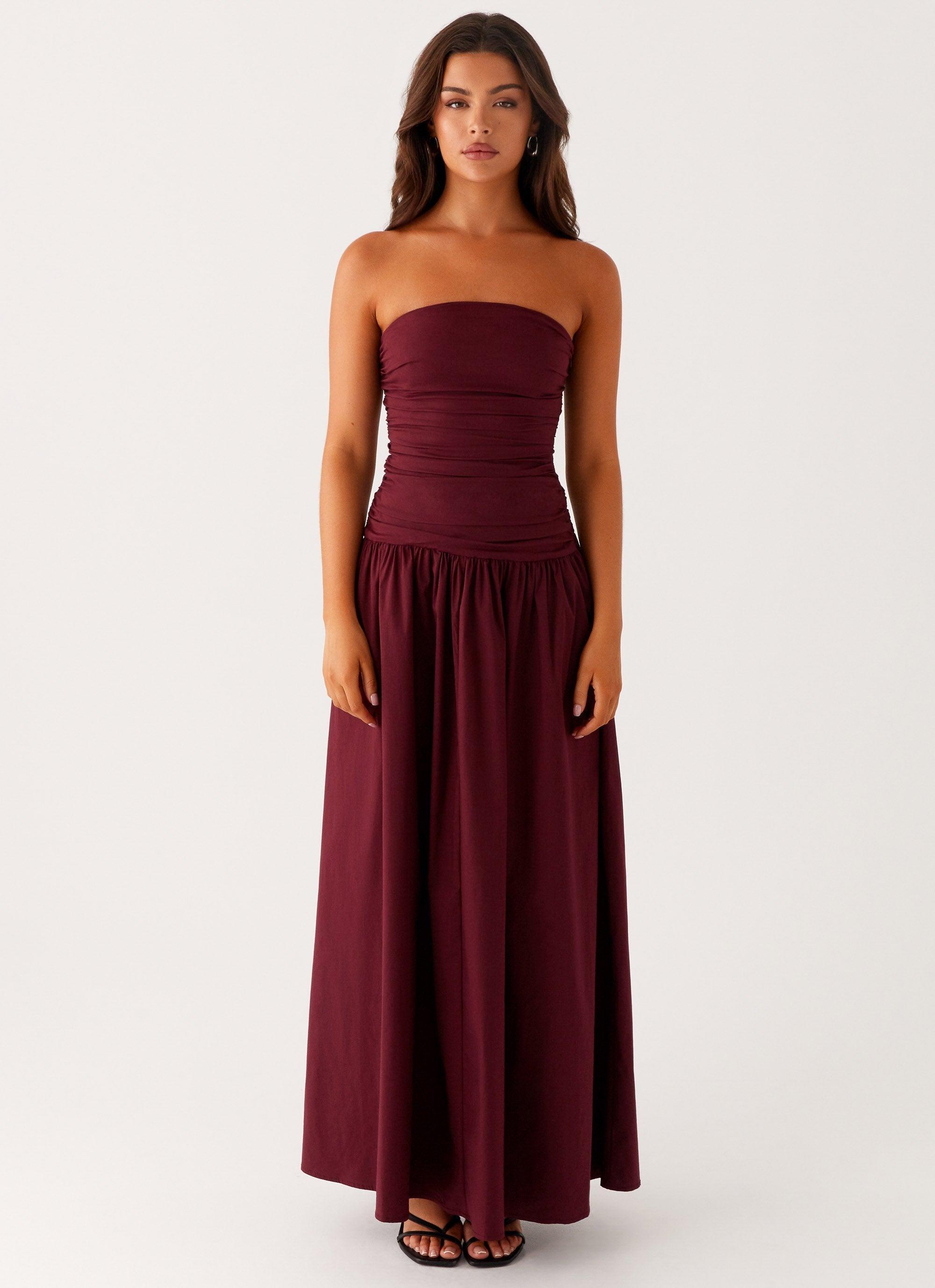 Carmel Maxi Dress - Mulberry Product Image