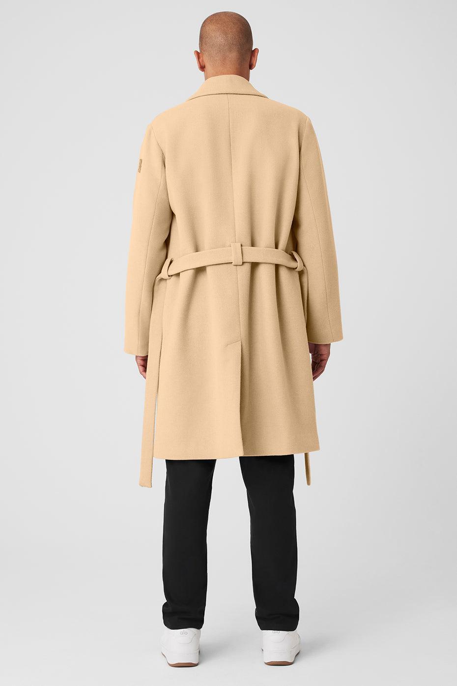 Wool Gameday Overcoat - Camel Product Image