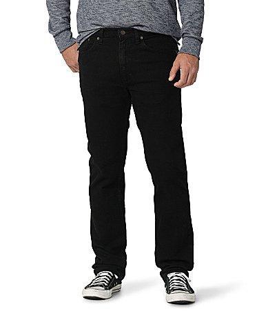 Men's Wrangler Regular-Fit Advanced Comfort Jeans, Size: 36X34, Black Product Image