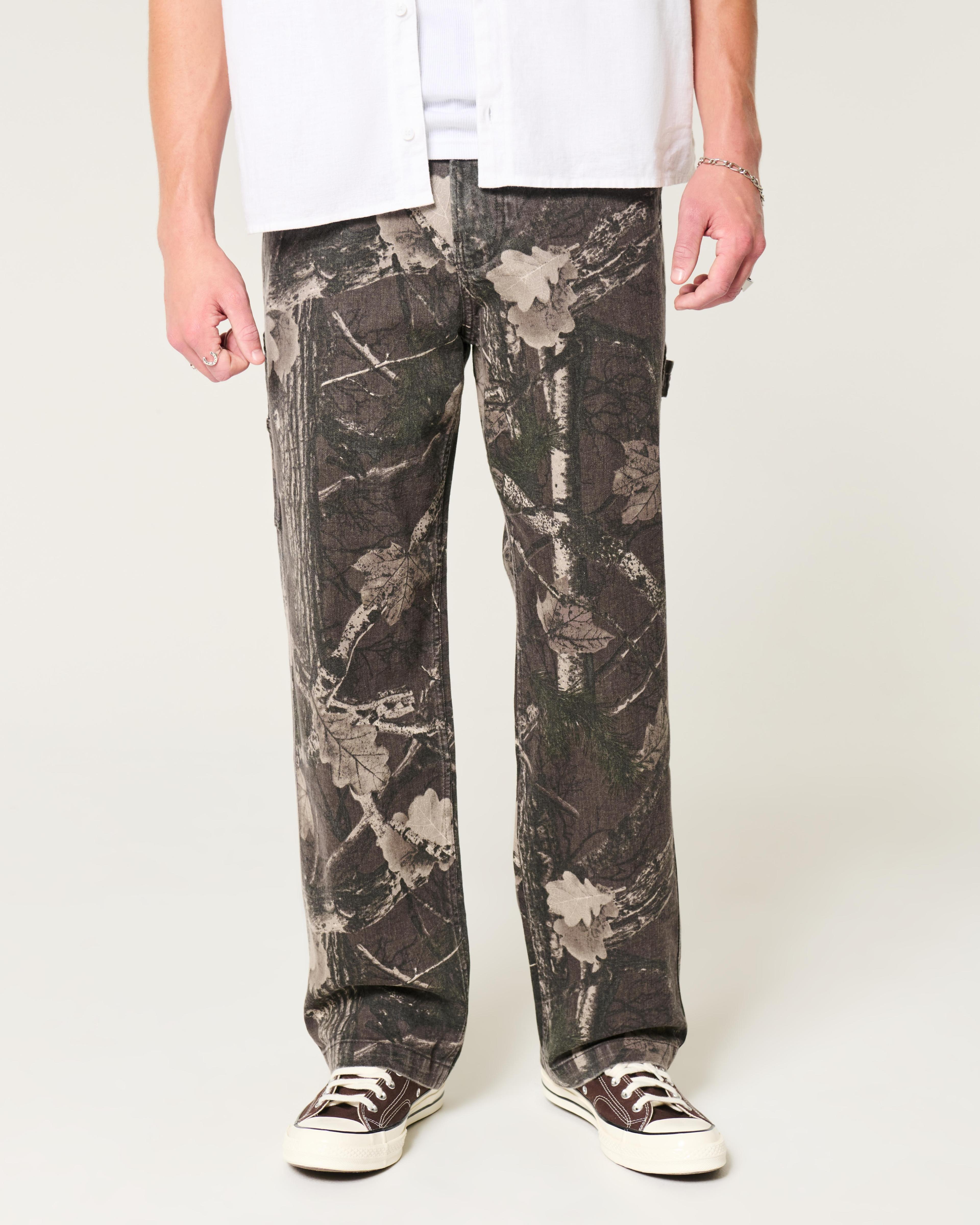 Camo Baggy Painter Jeans Product Image