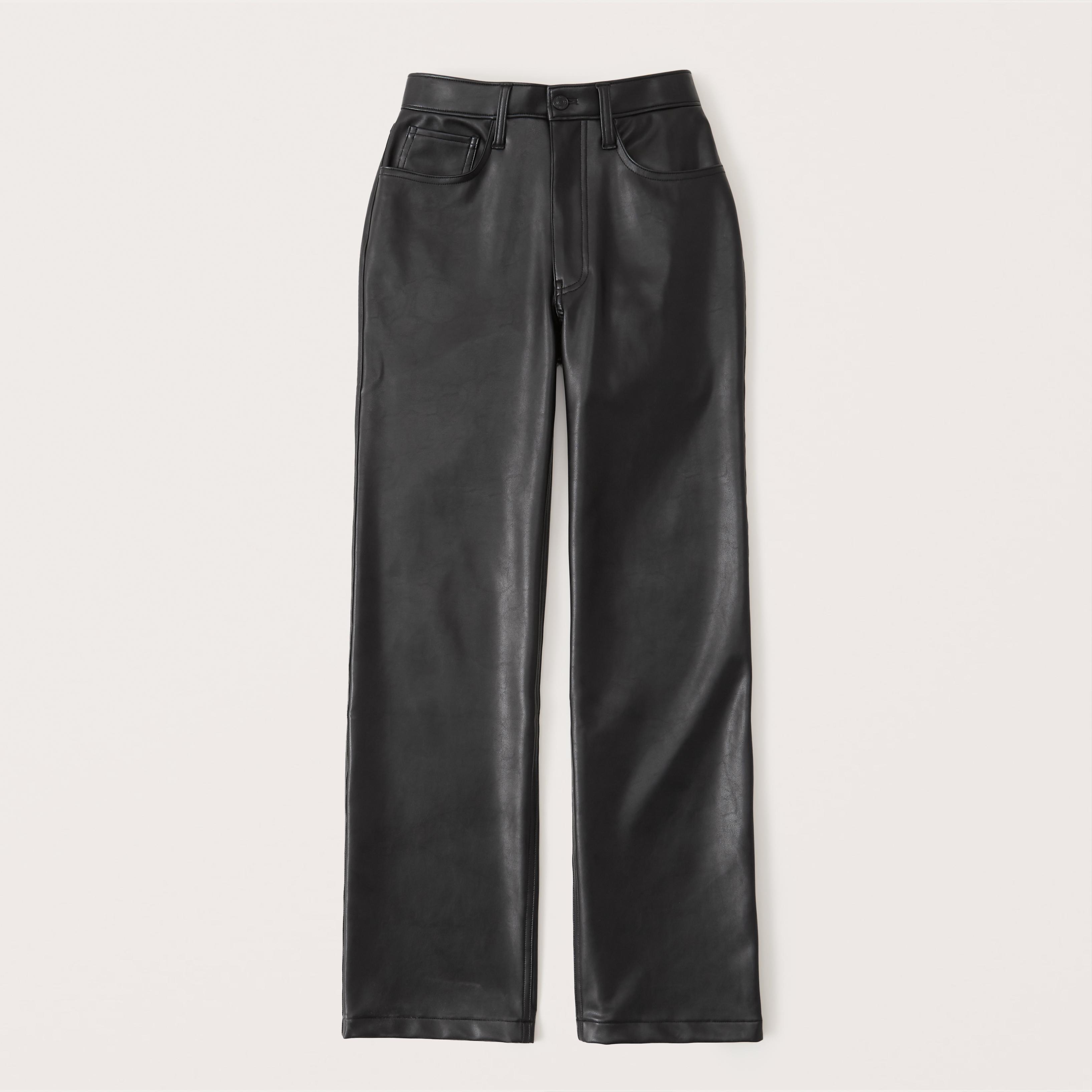 Curve Love Vegan Leather 90s Relaxed Pant Product Image