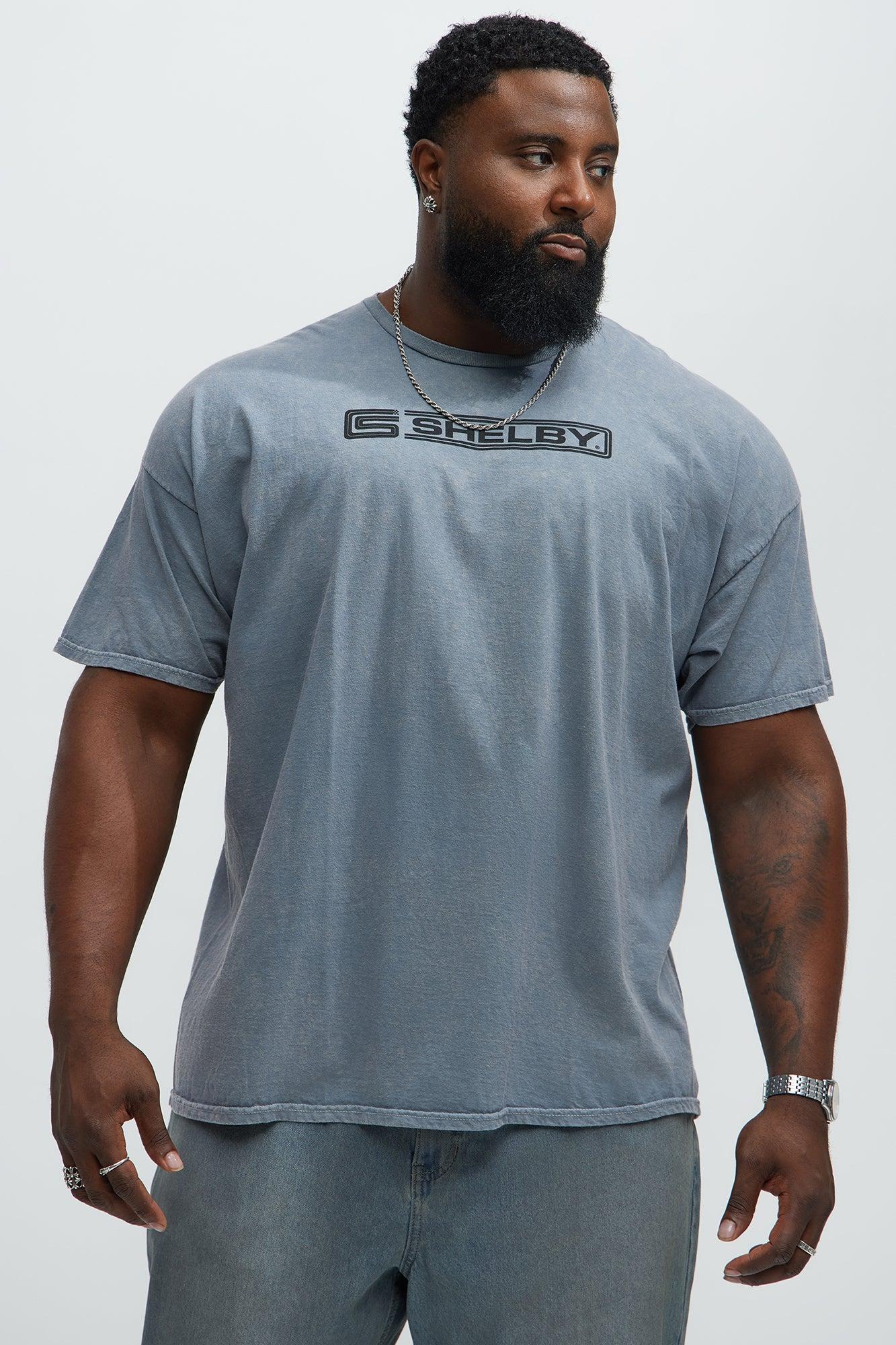 Shelby Mustang Short Sleeve Tee - Grey Product Image