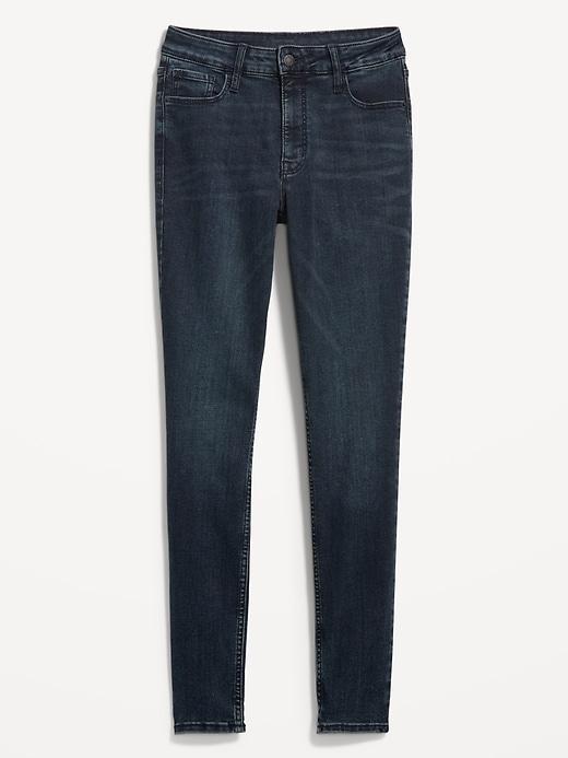 High-Waisted Rockstar Super-Skinny Jeans Product Image