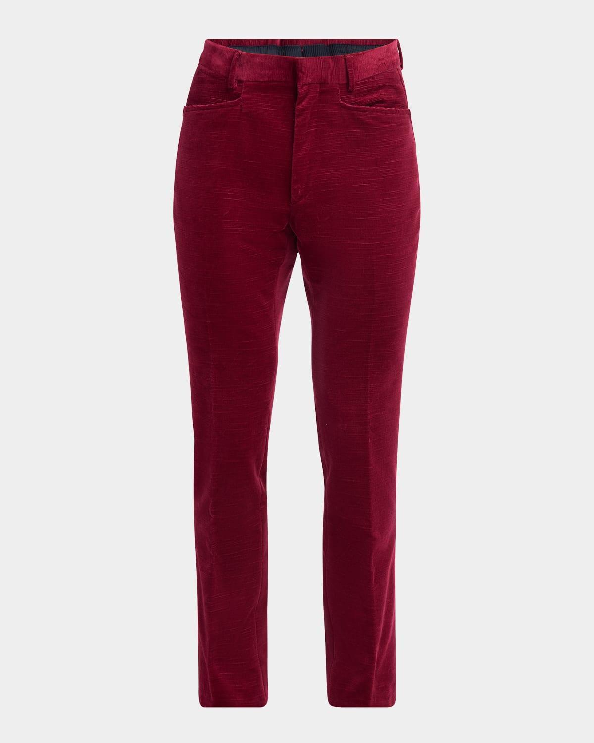 Mens Dyllan Ridged Velvet Trousers Product Image