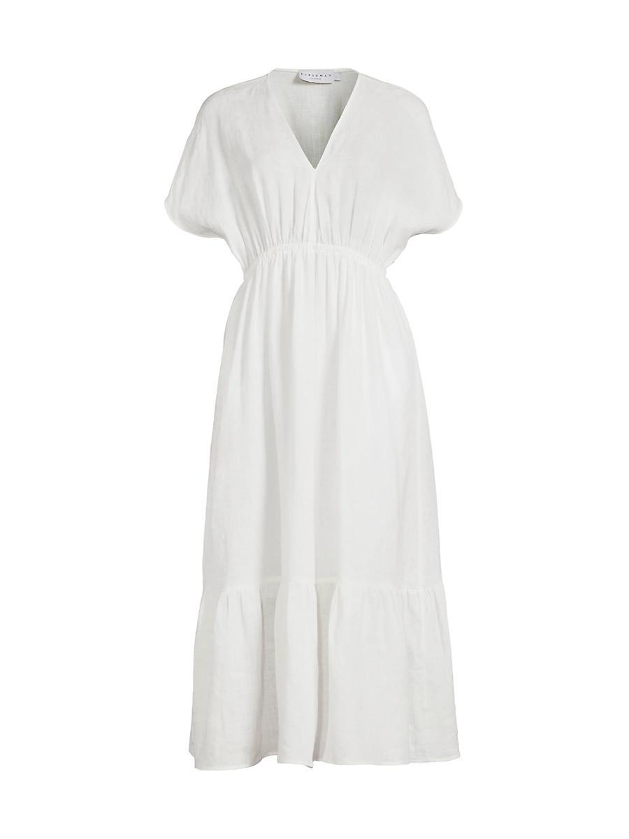 Womens Bexley Linen Midi-Dress Product Image